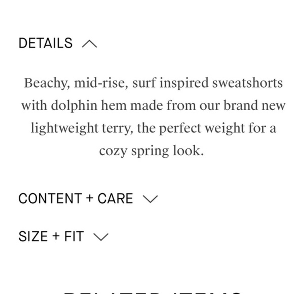 NEW LACAUSA‎ X Revolve Zephyr Shorts Toast - Picture 7 of 11